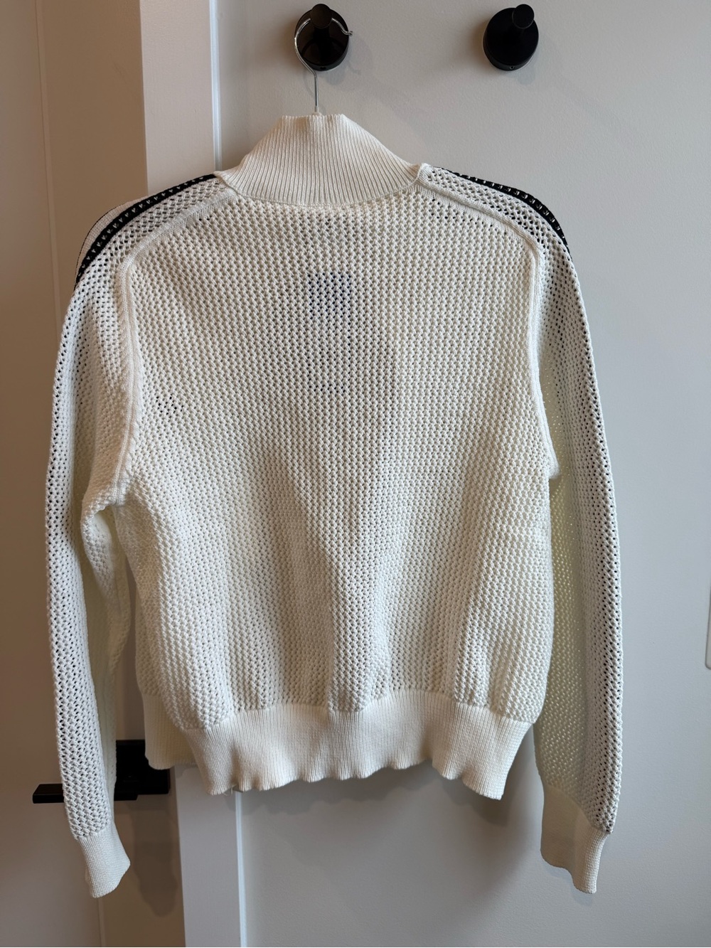 adidas Originals White Crochet Track Jacket L - Picture 4 of 4